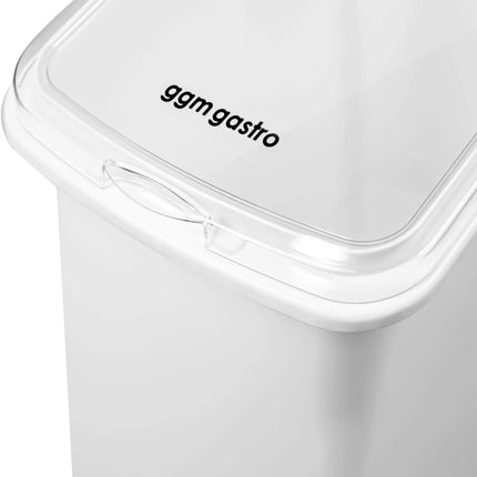 GGM Gastro Xe Đẩy Thùng Đựng Nguyên Liệu - 102L - Polypropylene - Kèm Nắp - Bánh Xe Êm