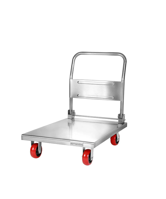 GGM Gastro Xe Đẩy Vận Chuyển - 600x850mm - 1 Khoang Chứa - Có Tay Đẩy