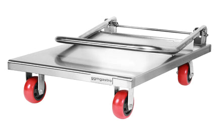 GGM Gastro Xe Đẩy Vận Chuyển - 600x850mm - 1 Khoang Chứa - Có Tay Đẩy