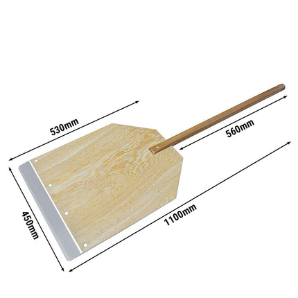 GGM Gastro Xẻng Pizza Chữ Nhật - Gỗ - 450x1110mm - Dài 56cm