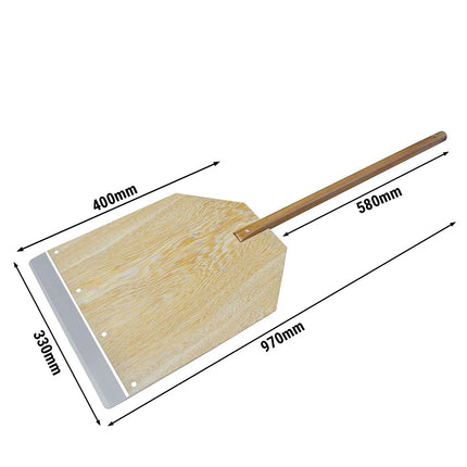 GGM Gastro Xẻng Pizza - Gỗ/Nhôm - 330x970mm - Dài 58cm