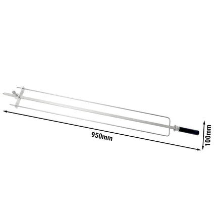 GGM Gastro Xiên Cho Lò Quay Gà GHGK - 950x100x30mm - 5 Con Gà