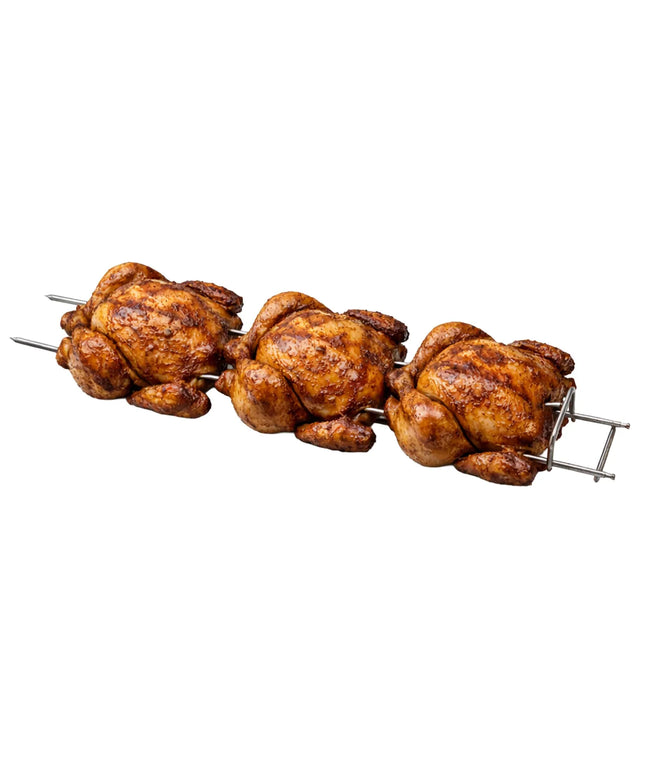 GGM Gastro Xiên Đôi Cho Lò Quay Gà - 670x100x30mm - Thép Không Gỉ - Cho Dòng EM420