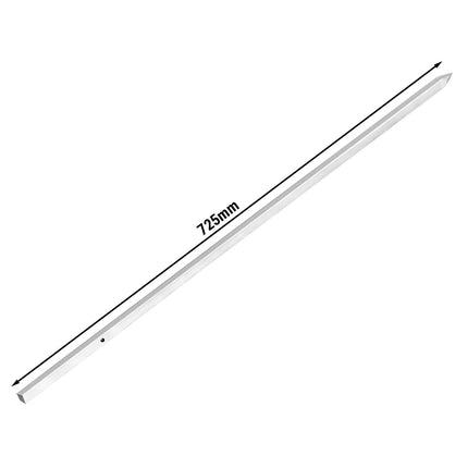 GGM Gastro Xiên Doner Kebab Cho Lò Gyros/Doner - 725x12x12mm - Thép Không Gỉ - Cho DUKE3, DUK3-SB, DUK3+3-SB