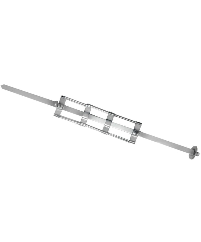 GGM Gastro Xiên Thép Không Gỉ Cho Lò Quay Gà Mini - 480x524x56mm - Thép Không Gỉ - Cho MHGEM & MHGGM