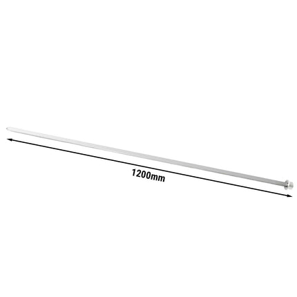 GGM Gastro Xiên Thép Không Gỉ Dòng LEM & LGM - 40x1200x40mm - Thép Không Gỉ - Cho Dòng LGM & LEM