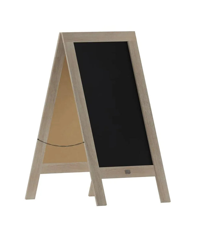 Giá Bảng Phấn Từ Tính Hai Mặt Flash Furniture HGWA-GDI-CRE8-472315-GG - 50.8cm x 101.6cm, Gỗ Thông, Màu Nâu Cổ Điển