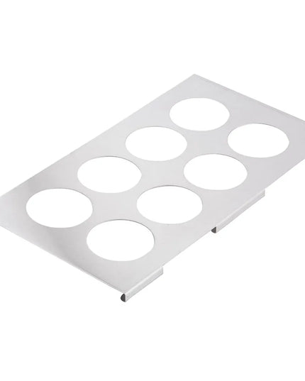Giá Đỡ Bình Squeeze Tablecraft T8 (8 Bình) Inox 32.4x17.8 cm