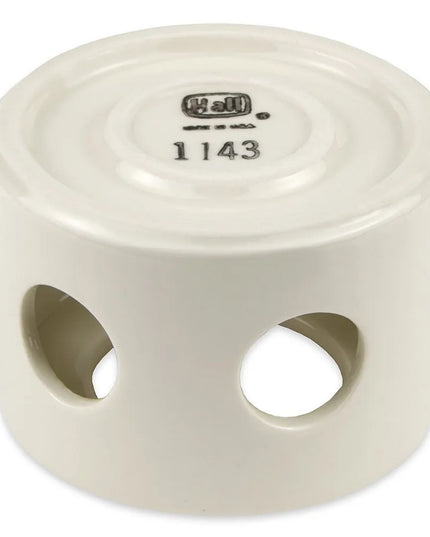 Giá Đỡ Bộ Hâm Bơ Tròn Hall China HL11430AWHA 10.2 cm - Trắng