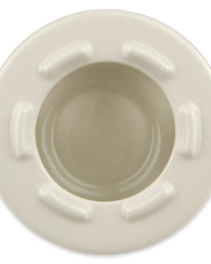 Giá Đỡ Bộ Hâm Bơ Tròn Hall China HL11430AWHA 10.2 cm - Trắng