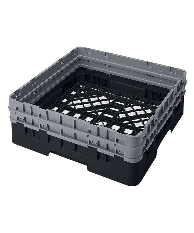 Giá Đỡ Camrack Cambro BR578110 - 1 Ngăn, 2 Thanh Nối Dài, Cao 18.4 cm, Màu Đen