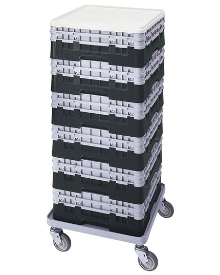 Giá Đỡ Camrack Cambro BR578110 - 1 Ngăn, 2 Thanh Nối Dài, Cao 18.4 cm, Màu Đen