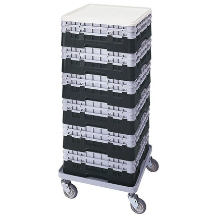 Giá Đỡ Camrack Cambro BR578110 - 1 Ngăn, 2 Thanh Nối Dài, Cao 18.4 cm, Màu Đen