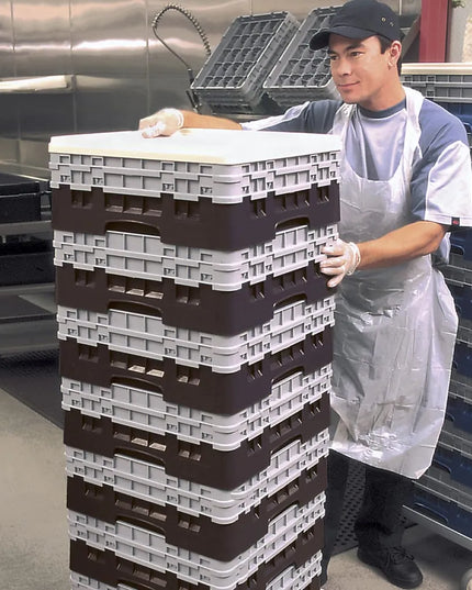 Giá Đỡ Camrack Cambro BR578167 - 1 Ngăn, 2 Thanh Nối Dài, Cao 18.4 cm, Màu Nâu