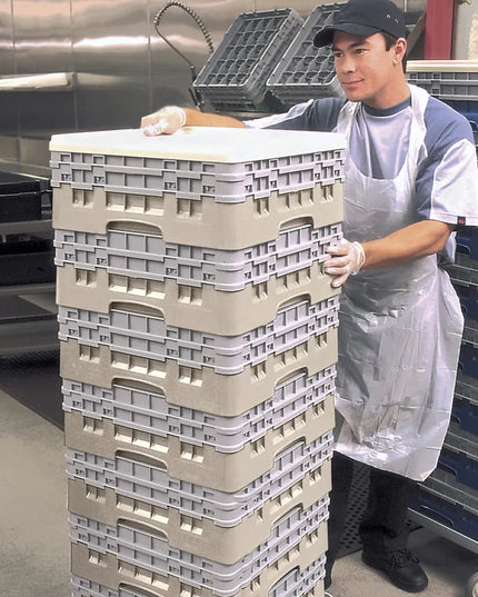 Giá Đỡ Camrack Cambro BR578184 - 1 Ngăn, 2 Thanh Nối Dài, Cao 18.4 cm, Màu Beige