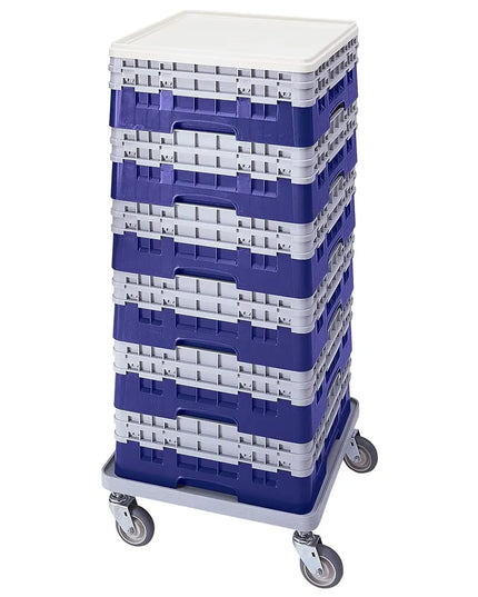 Giá Đỡ Camrack Cambro BR578186 - 1 Ngăn, 2 Thanh Nối Dài, Cao 18.4 cm, Màu Xanh Navy
