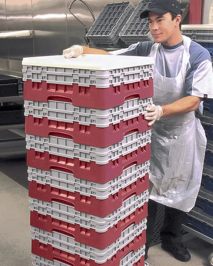 Giá Đỡ Camrack Cambro BR578416 - 1 Ngăn, 2 Thanh Nối Dài, Cao 18.4 cm, Màu Cranberry