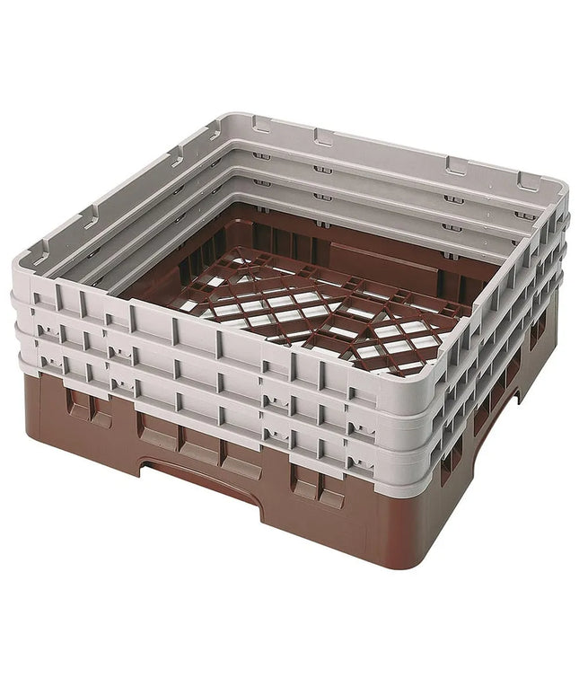 Giá Đỡ Camrack Cambro BR712167 - 1 Ngăn, 3 Thanh Nối Dài, Cao 22.5 cm, Màu Nâu