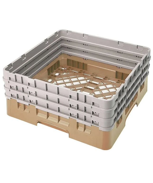 Giá Đỡ Camrack Cambro BR712184 - 1 Ngăn, 3 Thanh Nối Dài, Cao 22.5 cm, Màu Beige