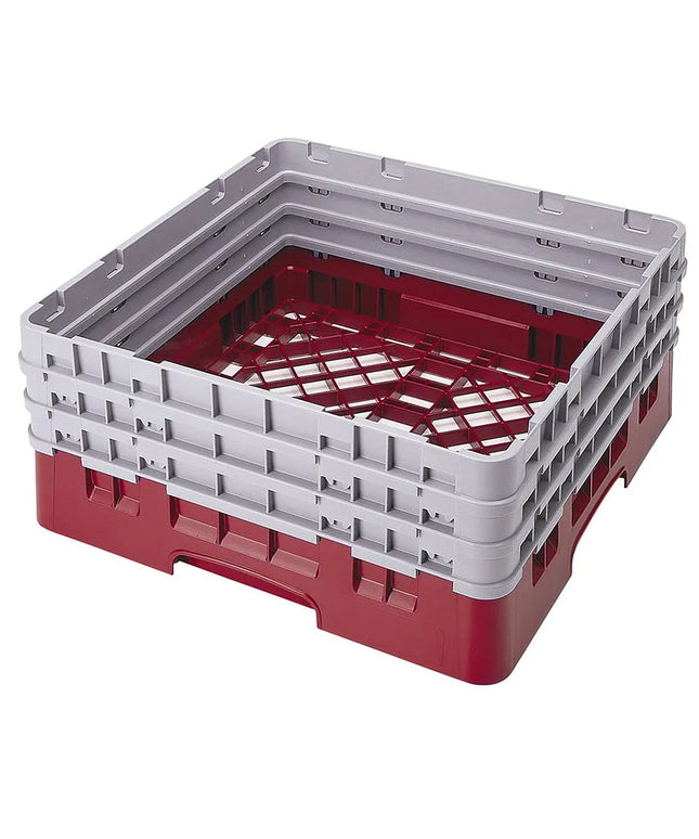 Giá Đỡ Camrack Cambro BR712416 - 1 Ngăn, 3 Thanh Nối Dài, Cao 22.5 cm, Màu Cranberry