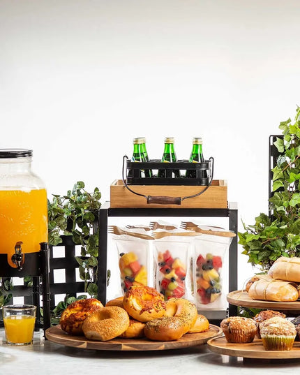 Giá Đỡ Chai Bóp 6 Ngăn Tablecraft 11847 - Thép, Màu Đen
