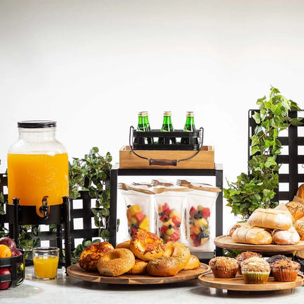 Giá Đỡ Chai Bóp 6 Ngăn Tablecraft 11847 - Thép, Màu Đen