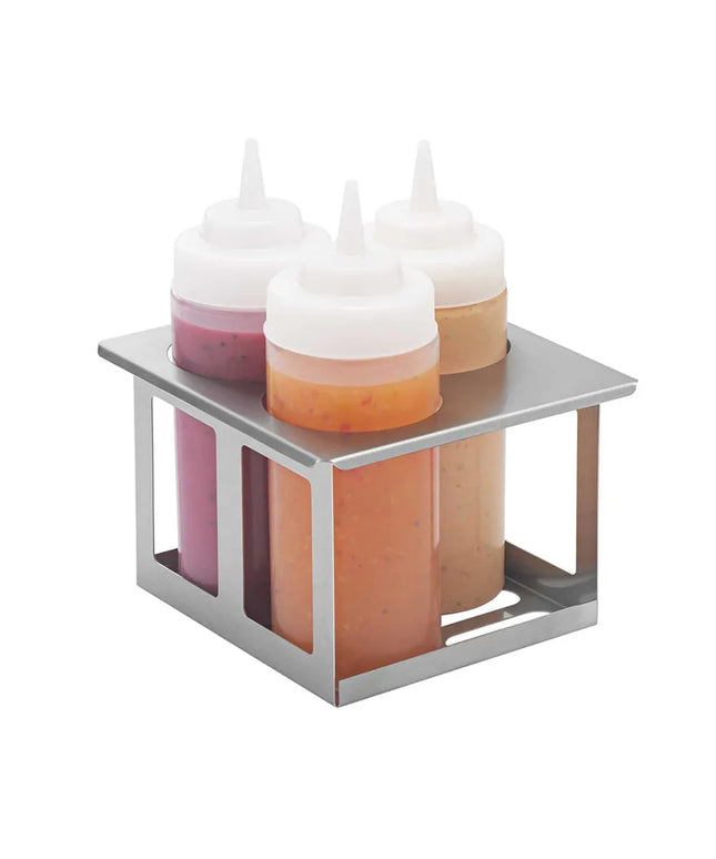 Giá Đỡ Chai Bóp Server 3 Vị Trí Kèm 3 Chai 473 ml, Inox (86831)