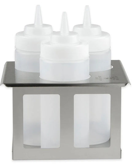 Giá Đỡ Chai Bóp Server 3 Vị Trí Kèm 3 Chai 473 ml, Inox (86831)