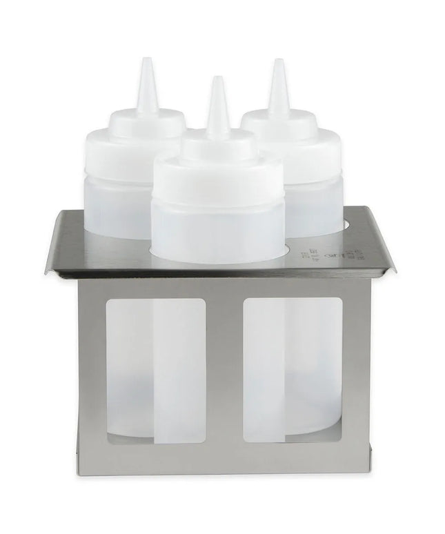 Giá Đỡ Chai Bóp Server 3 Vị Trí Kèm 3 Chai 473 ml, Inox (86831)