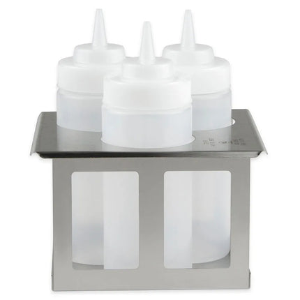 Giá Đỡ Chai Bóp Server 3 Vị Trí Kèm 3 Chai 473 ml, Inox (86831)