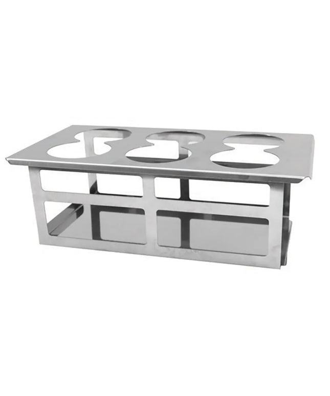 Giá Đỡ Chai Bóp Tablecraft SQH6 33 x 17.8 x 11.4 cm, Chứa 6 Chai 63mm, Inox