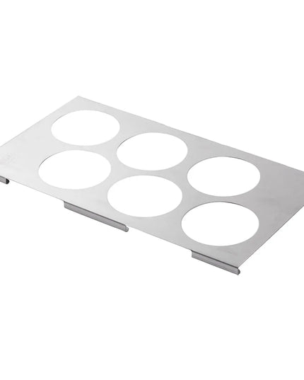 Giá Đỡ Chai Bóp Tablecraft T6 6 Lỗ Dùng Cho Khay Thực Phẩm 1/3, Inox