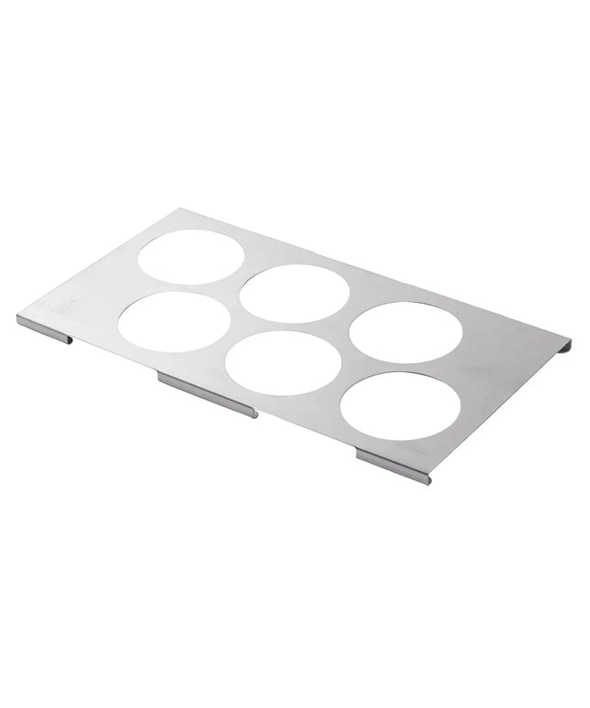 Giá Đỡ Chai Bóp Tablecraft T6 6 Lỗ Dùng Cho Khay Thực Phẩm 1/3, Inox