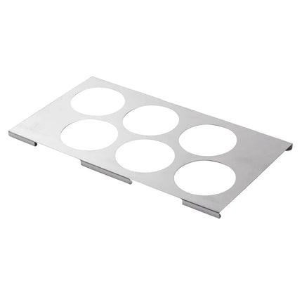 Giá Đỡ Chai Bóp Tablecraft T6 6 Lỗ Dùng Cho Khay Thực Phẩm 1/3, Inox