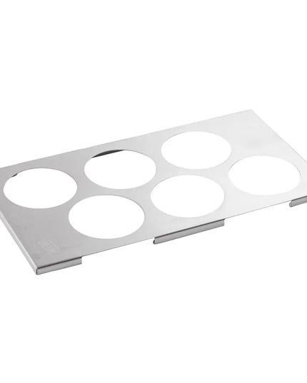 Giá Đỡ Chai Bóp Tablecraft T6 6 Lỗ Dùng Cho Khay Thực Phẩm 1/3, Inox