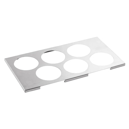 Giá Đỡ Chai Bóp Tablecraft T6 6 Lỗ Dùng Cho Khay Thực Phẩm 1/3, Inox
