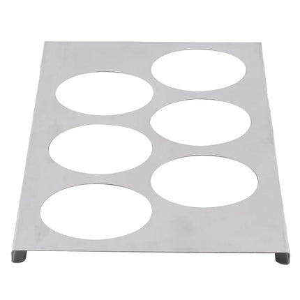 Giá Đỡ Chai Bóp Tablecraft T6 6 Lỗ Dùng Cho Khay Thực Phẩm 1/3, Inox