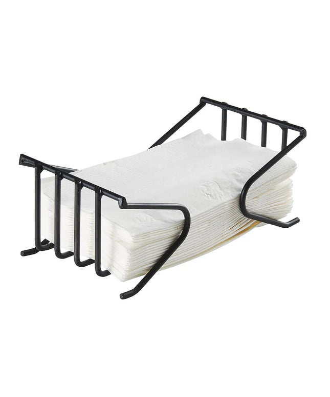 Giá Đỡ Khăn Ăn Để Bàn Cal-Mil 4314-13, 20.3 x 10.2 cm, Khung Dây, Đen