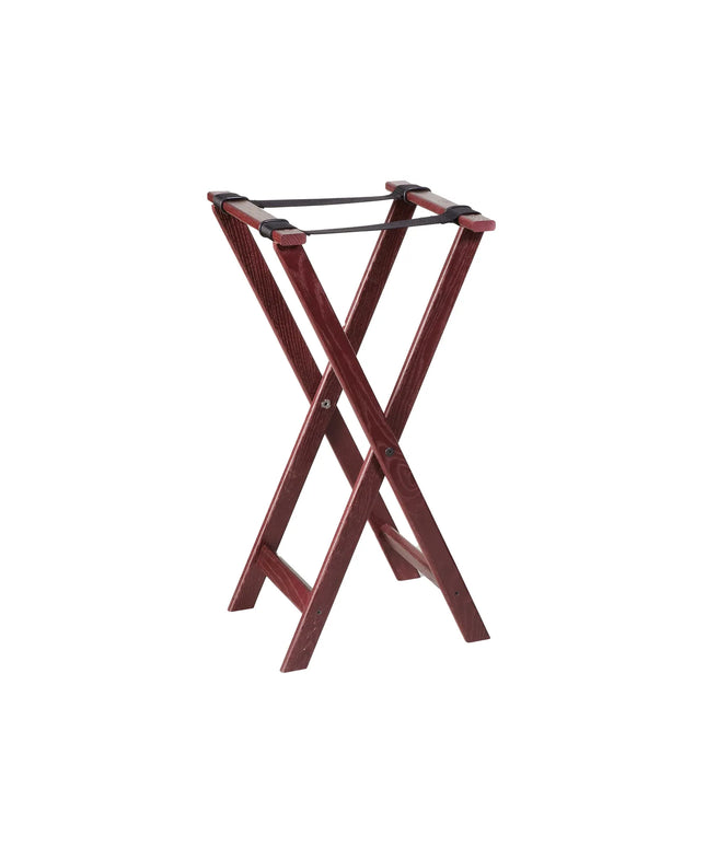 Giá Đỡ Khay Gấp American Metalcraft WTSM31 78.7 cm Dây Đai Nylon, Màu Mahogany