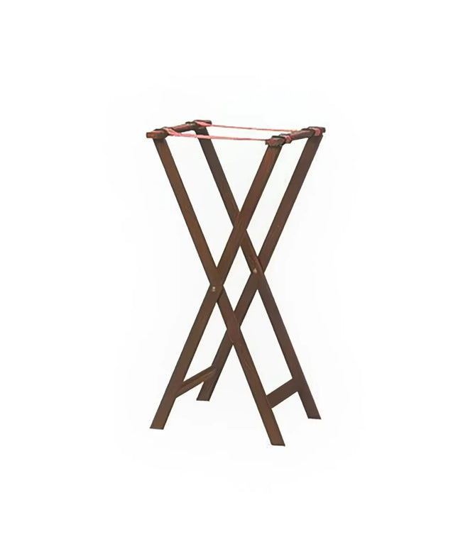 Giá Đỡ Khay Gấp American Metalcraft WTSW39 96.5 cm Dây Đai Nylon, Màu Walnut