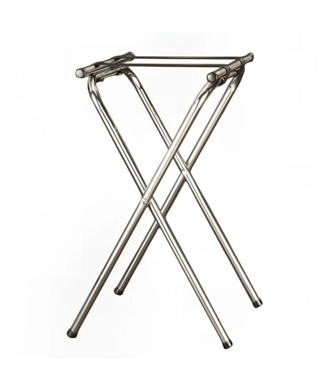 Giá Đỡ Khay Gấp Cao Cấp American Metalcraft TRSD1815 78.7 cm Dây Đai Nylon, Chrome/Đen