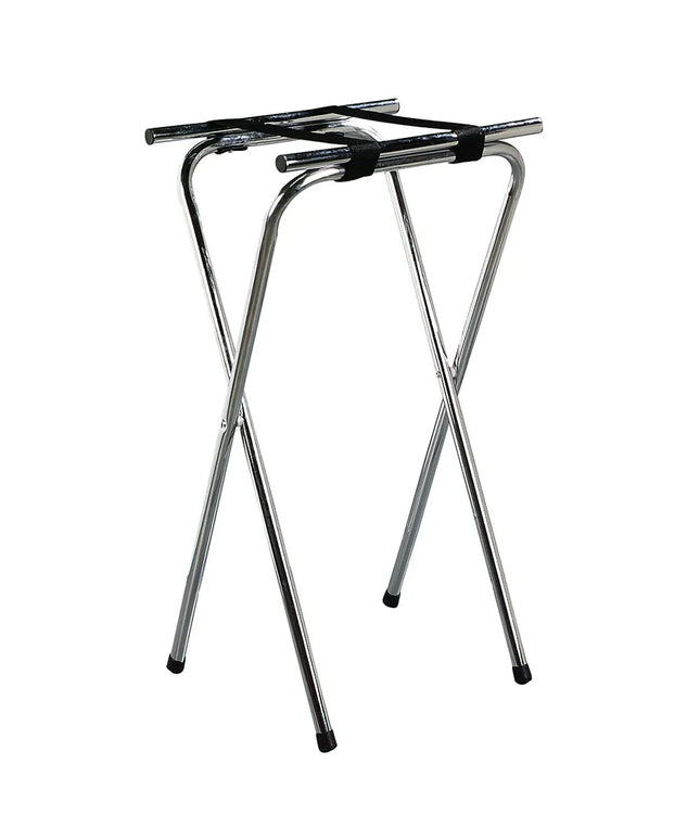 Giá Đỡ Khay Gấp Carlisle C3625T38 48.3 x 40.6 x 91.4 cm 2 Dây Đai Đen, Màu Chrome