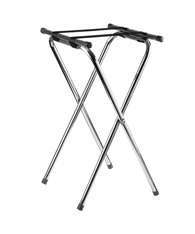 Giá Đỡ Khay Tablecraft 24 Mạ Chrome, Khung Ống, Thanh Ngang Đôi