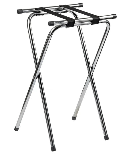 Giá Đỡ Khay Tablecraft 24 Mạ Chrome, Khung Ống, Thanh Ngang Đôi