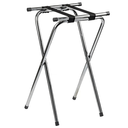 Giá Đỡ Khay Tablecraft 24 Mạ Chrome, Khung Ống, Thanh Ngang Đôi