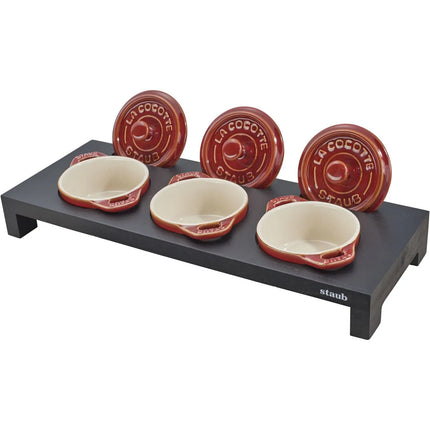 Giá Đỡ Nồi Cocotte Mini Staub 1004003 Gỗ Đen 44.5 cm