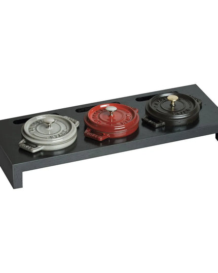 Giá Đỡ Nồi Cocotte Mini Staub 1004003 Gỗ Đen 44.5 cm