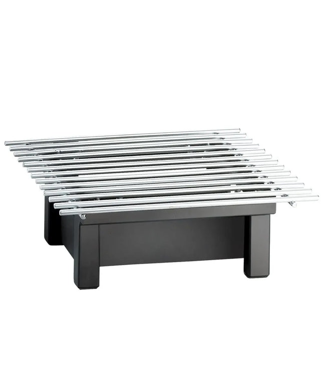 Giá Đỡ Nồi Hâm Vuông Cal-Mil 1348-12-13 30.5 cm Có Khay Đựng Cồn - Kim Loại, Đen