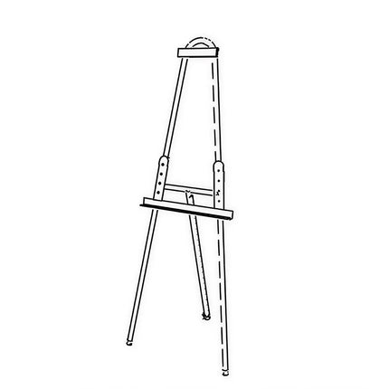 Giá Đỡ Sàn Forbes Industries Có Gờ Điều Chỉnh - Rộng 61 cm x Sâu 50.8 cm x Cao 168.9 cm, Đồng Thau Xước Mờ (6811)