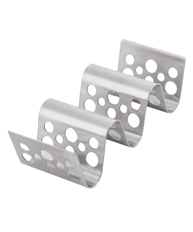 Giá Đỡ Taco Tablecraft TRSP23 Inox Hoa Văn Giữ 2-3 Taco